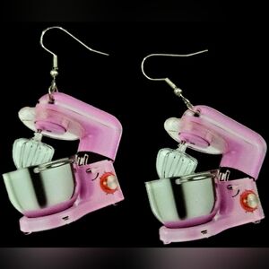 Pink Mixer Earrings